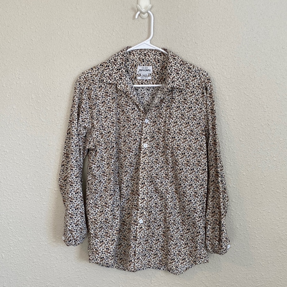 Cream Flower Shirt